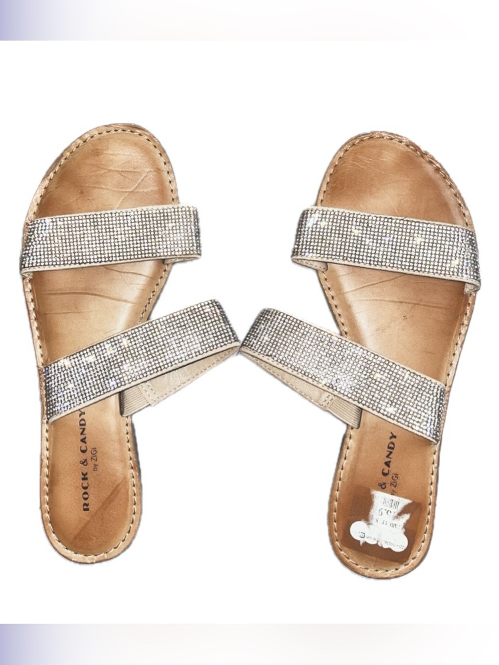Rhinestone Slide Sandals